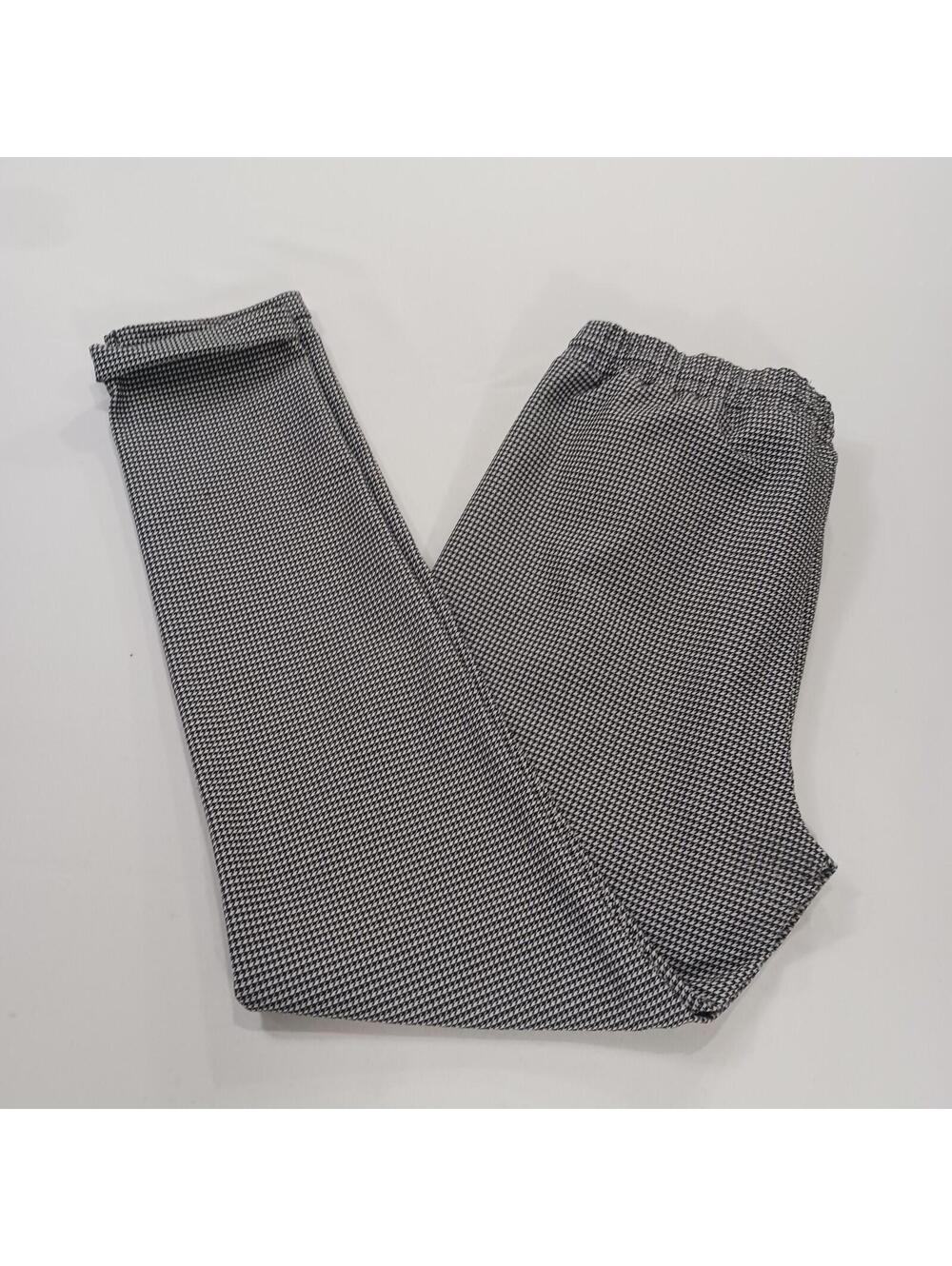 Shinestar SP4764 Women's Black/White High-Rise Drawstring Pants Size Large